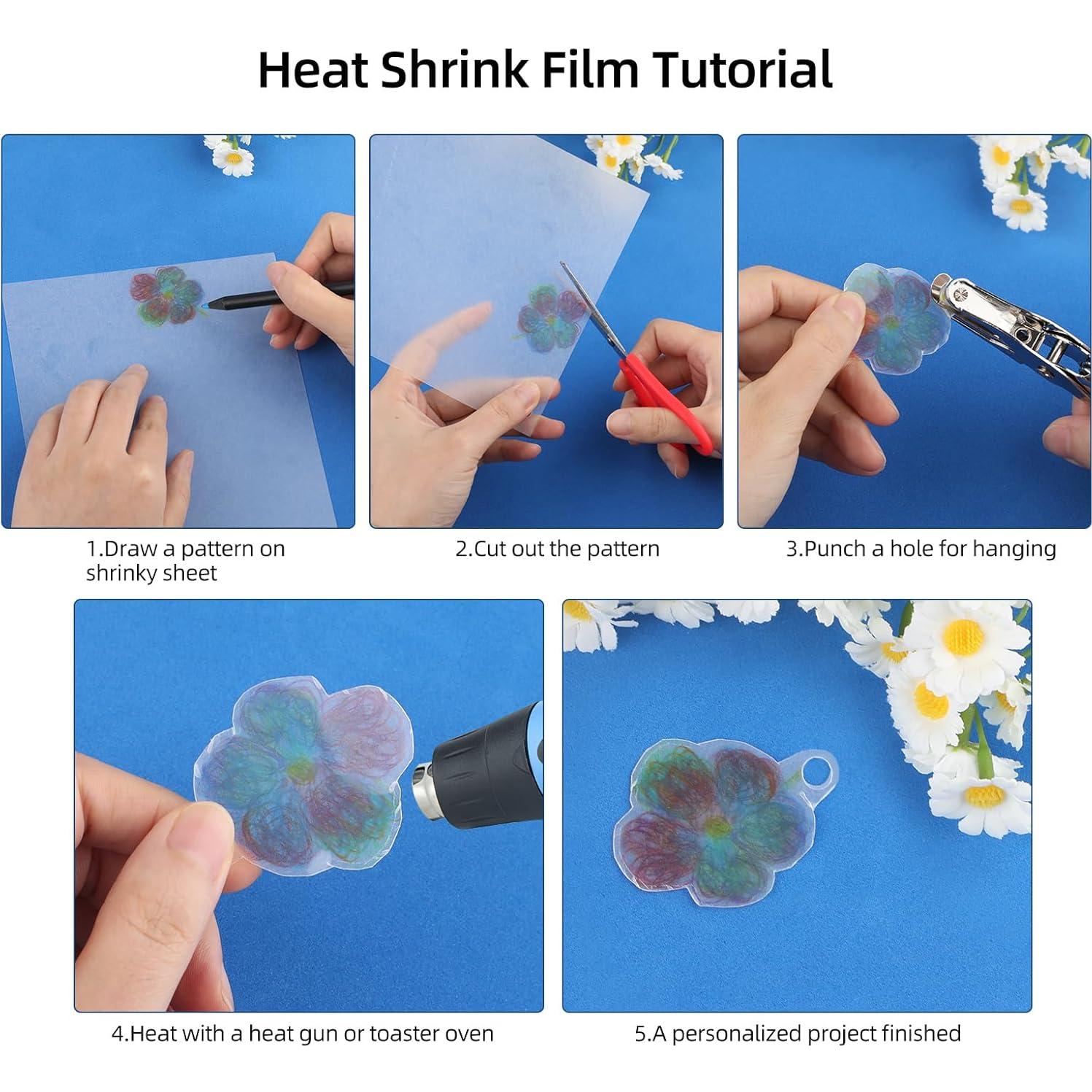 Kit de Llaveros DIY Motroce 141 Piezas con Papel Retráctil