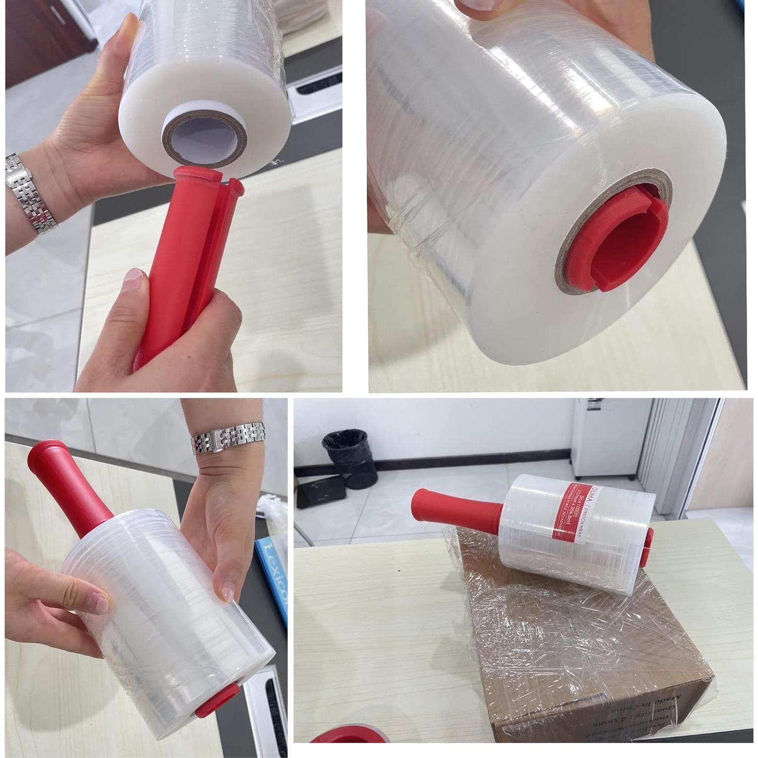 Película Plástica Estirable QILIMA 80 Gauge 4 Rollos 5" x 304.8m