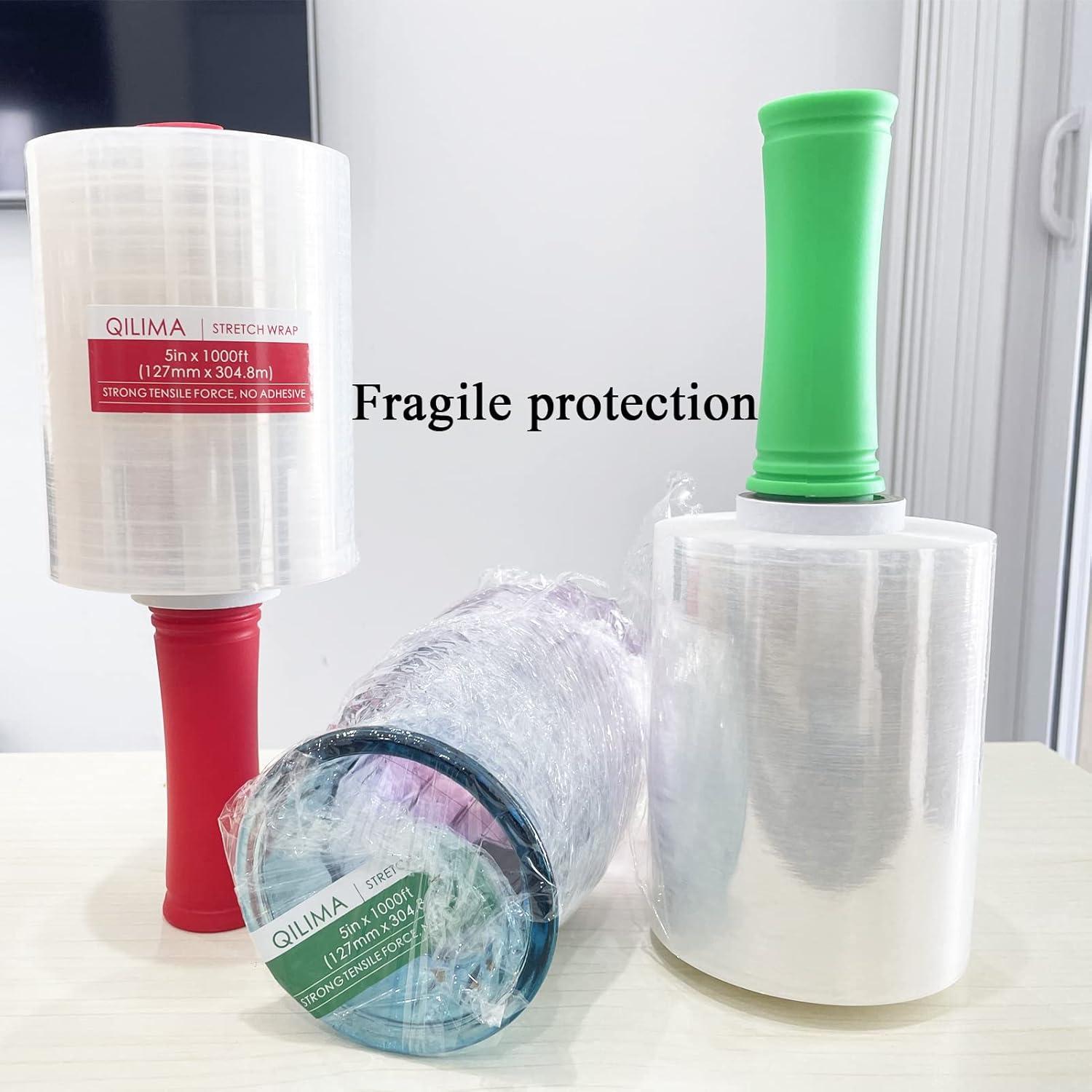 Película Plástica Estirable QILIMA 80 Gauge 4 Rollos 5" x 304.8m