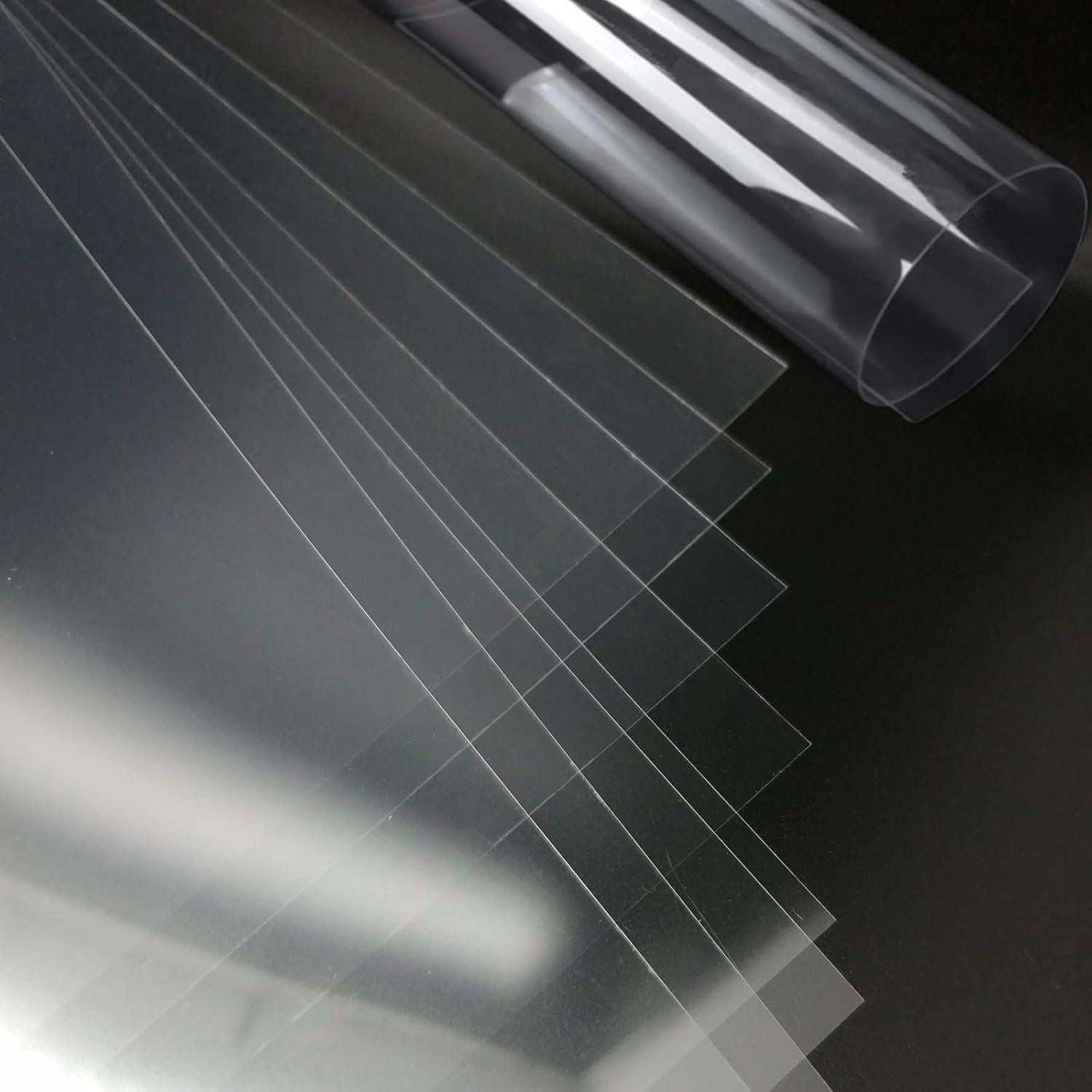 Hojas de Plástico Transparentes BANLTRE 10 Piezas 30x60cm