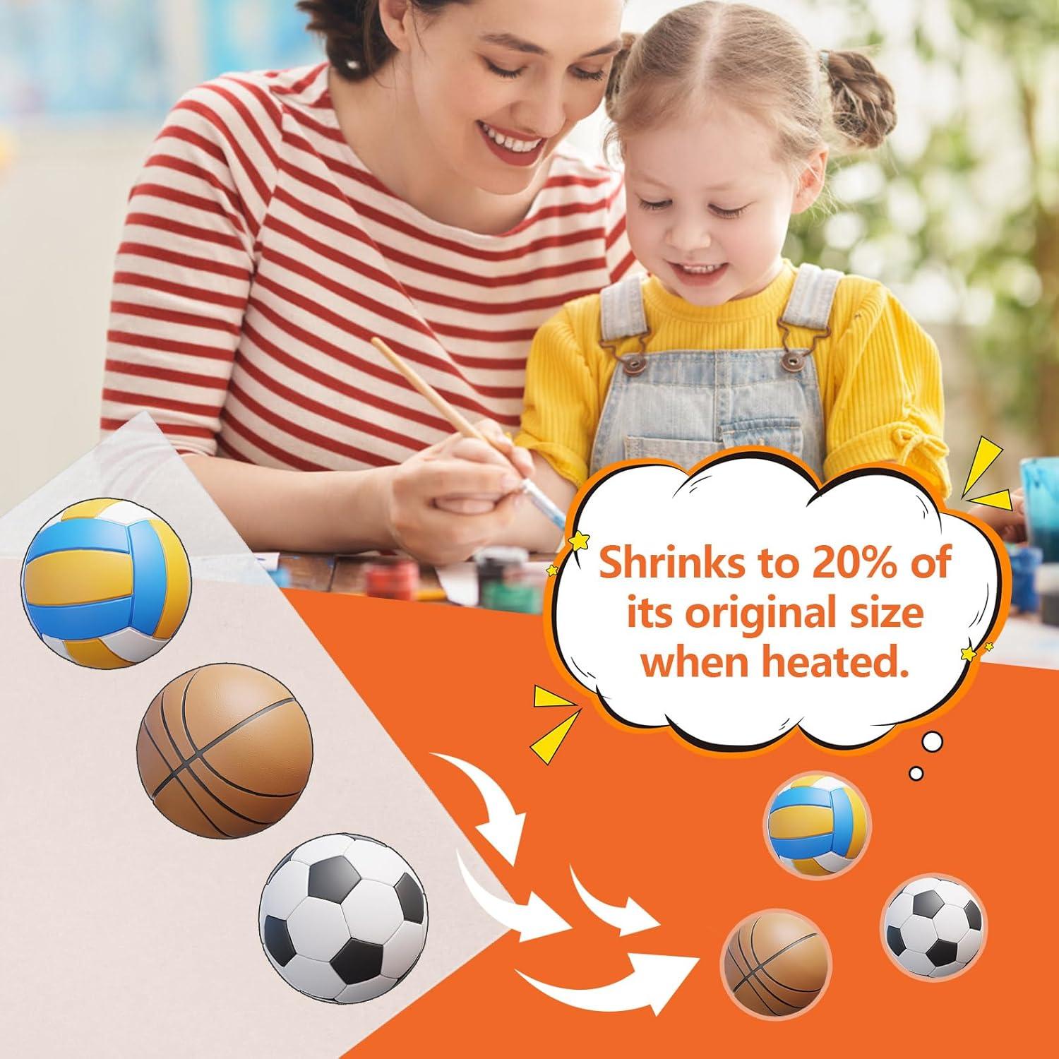 Hojas Shrinky Dink Roucerlin 24 Pcs 29x20 cm para Manualidades