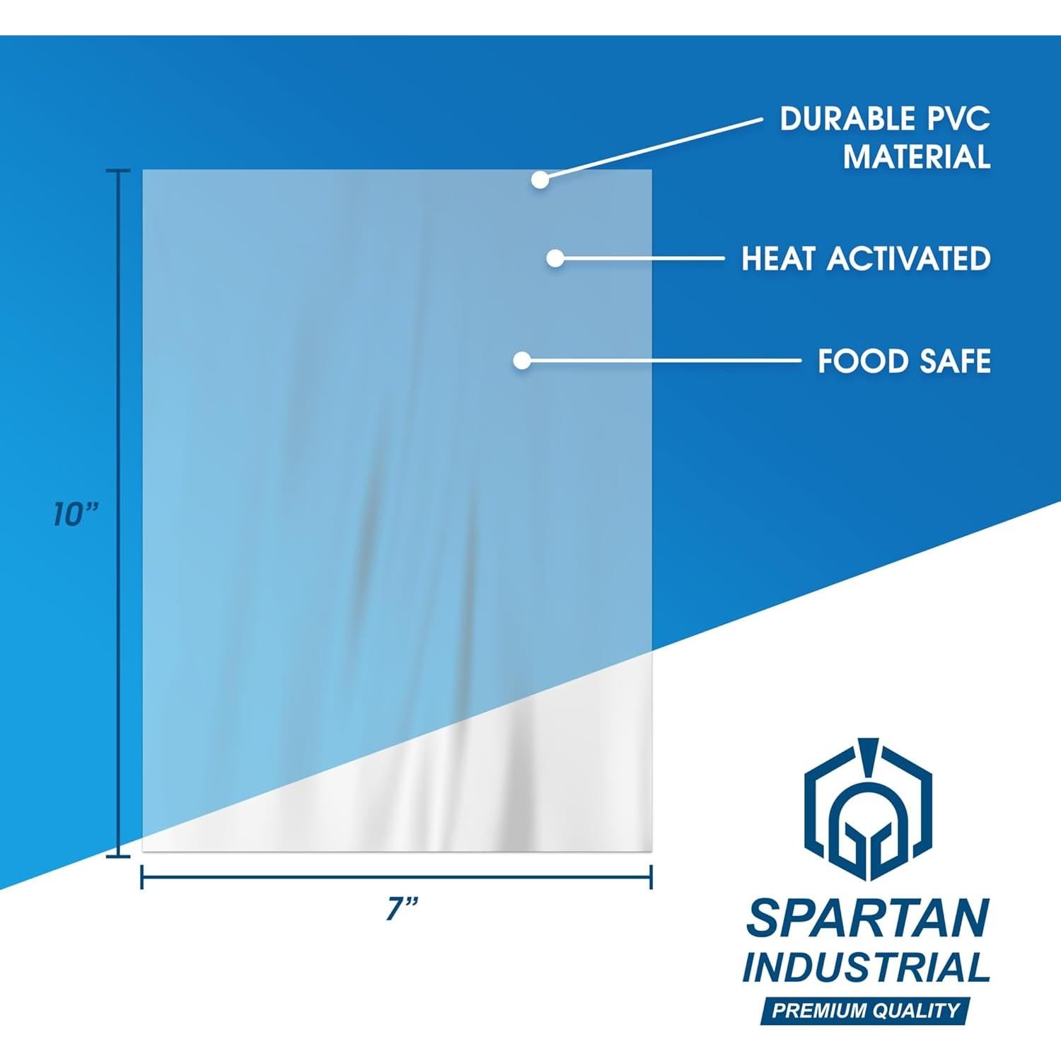 Bolsas de Envoltura Térmica Spartan Industrial 500 Unidades 25x17 cm