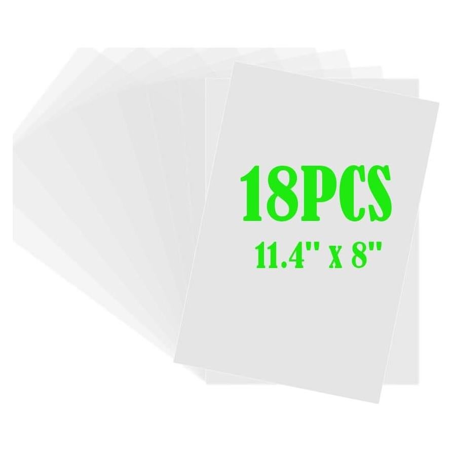 Hojas de Plástico Retráctil Xmfdty 18PCS 29x20cm para Manualidades