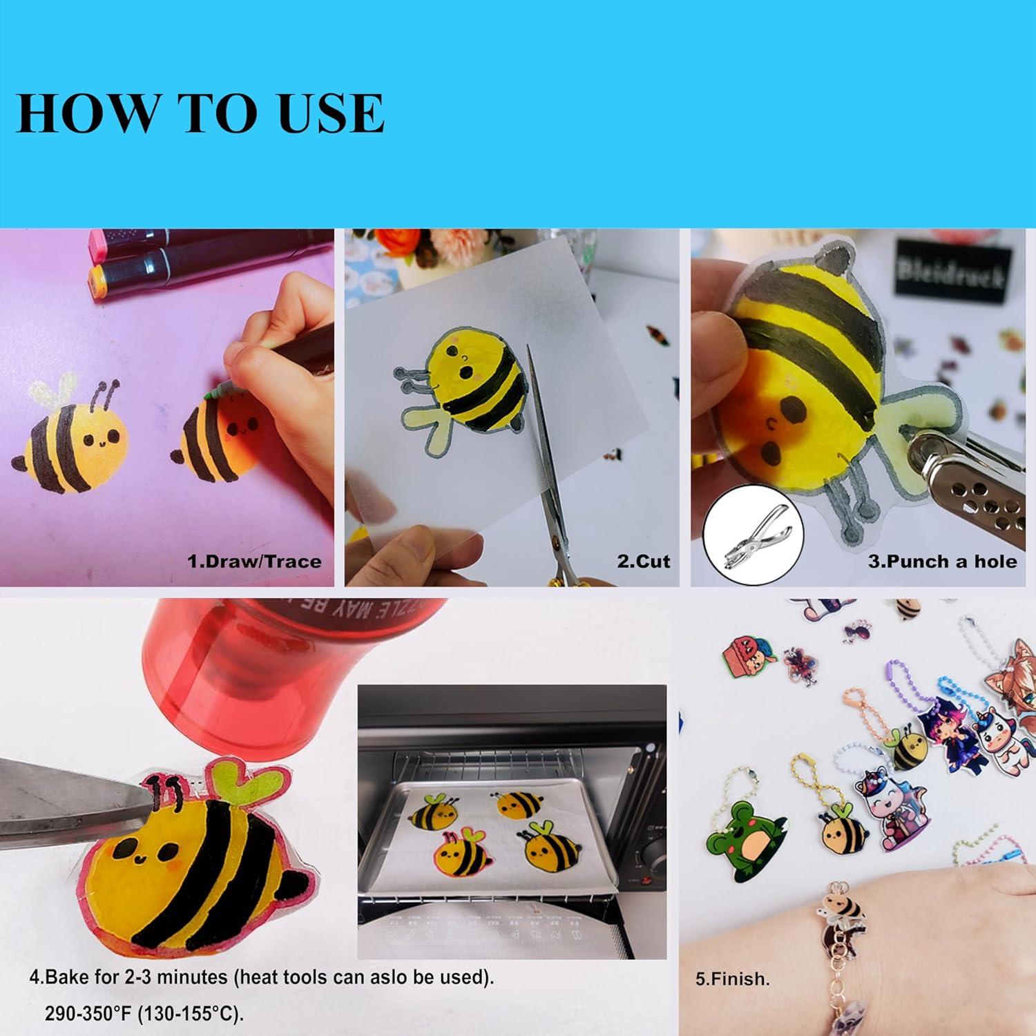 Kit de Manualidades Bleidruck 50 Piezas Hojas Retráctiles 20.3x14.5 cm