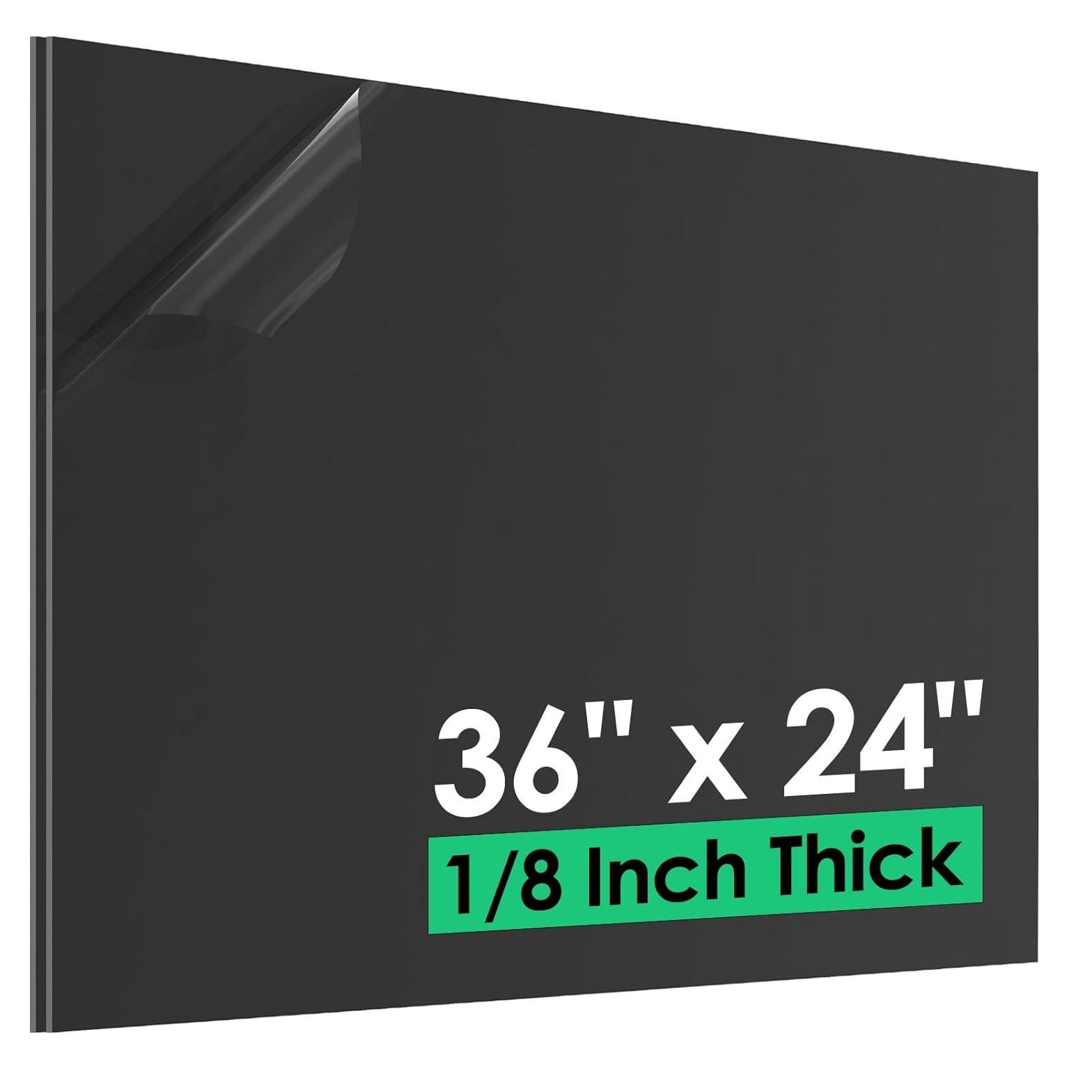 Hoja de Plástico ABS 3mm CREGEAR 91.44x60.96cm Paquete de 2