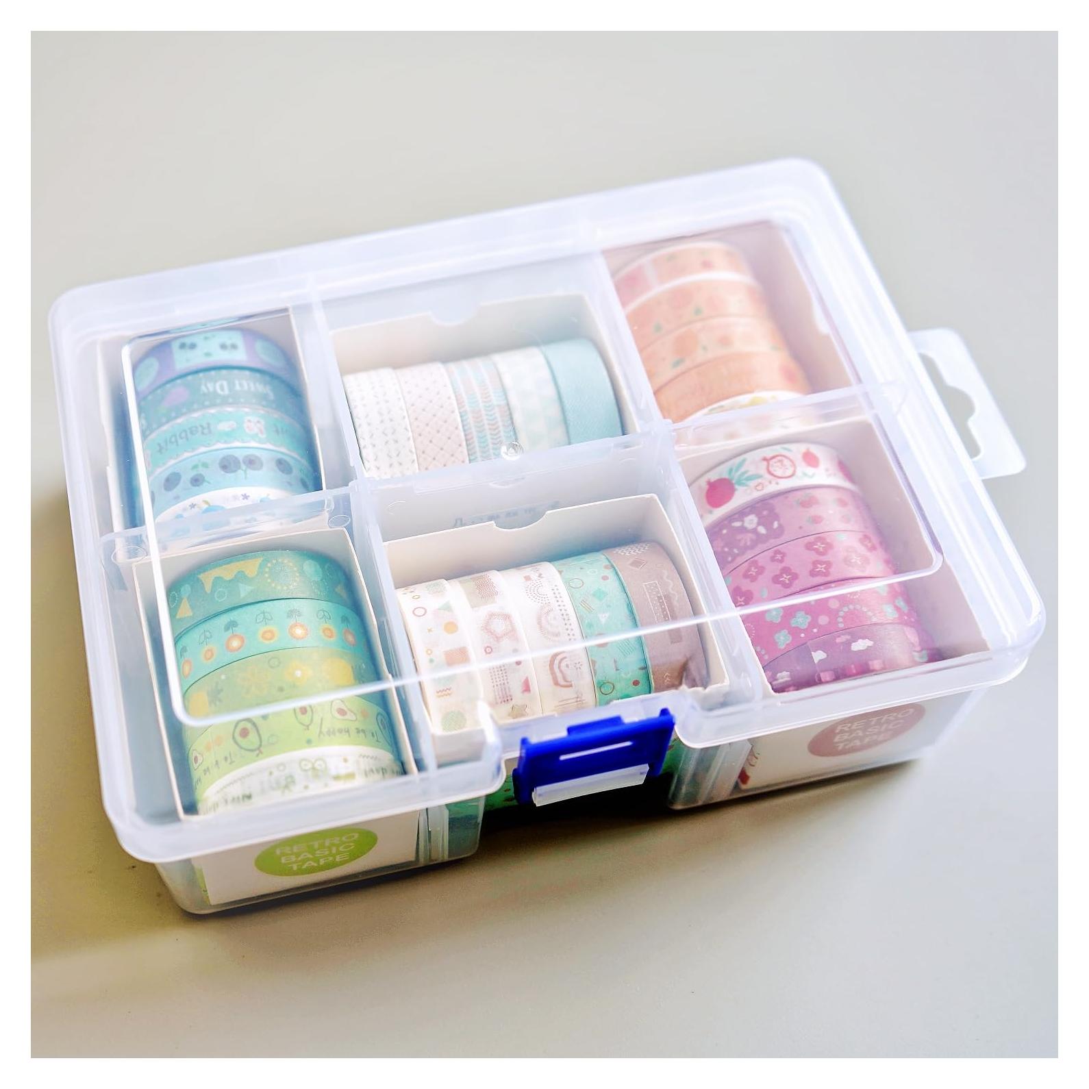 Set de 30 Cintas Washi TOHOCH 10mm x 2m con Organizador