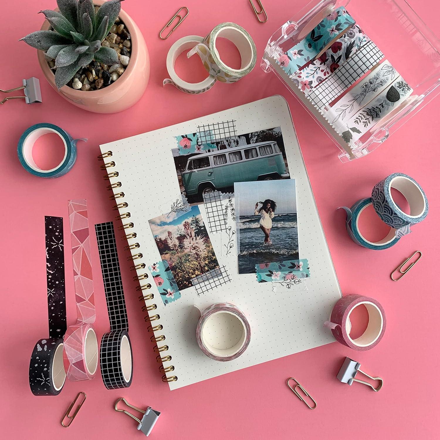 Conjunto de Cinta Washi ZYNSHE 16 Rollos 15 mm Decorativa