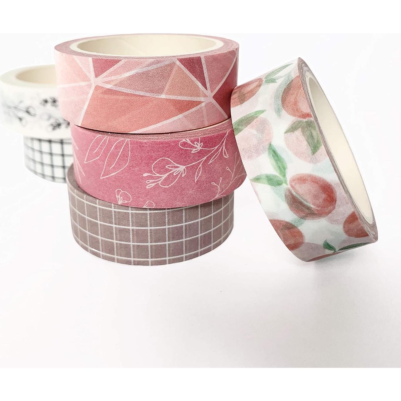 Conjunto de Cinta Washi ZYNSHE 16 Rollos 15 mm Decorativa