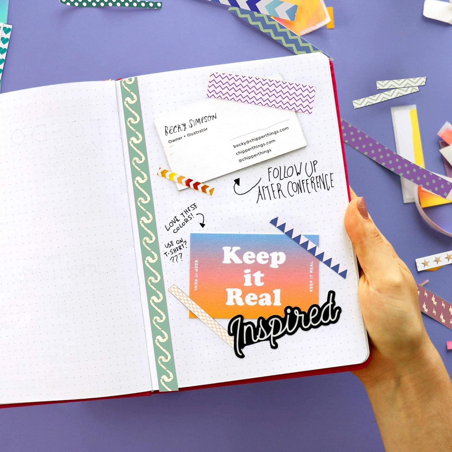 Conjunto de 48 Rollos de Cinta Washi Kunminger 3mm Dorada