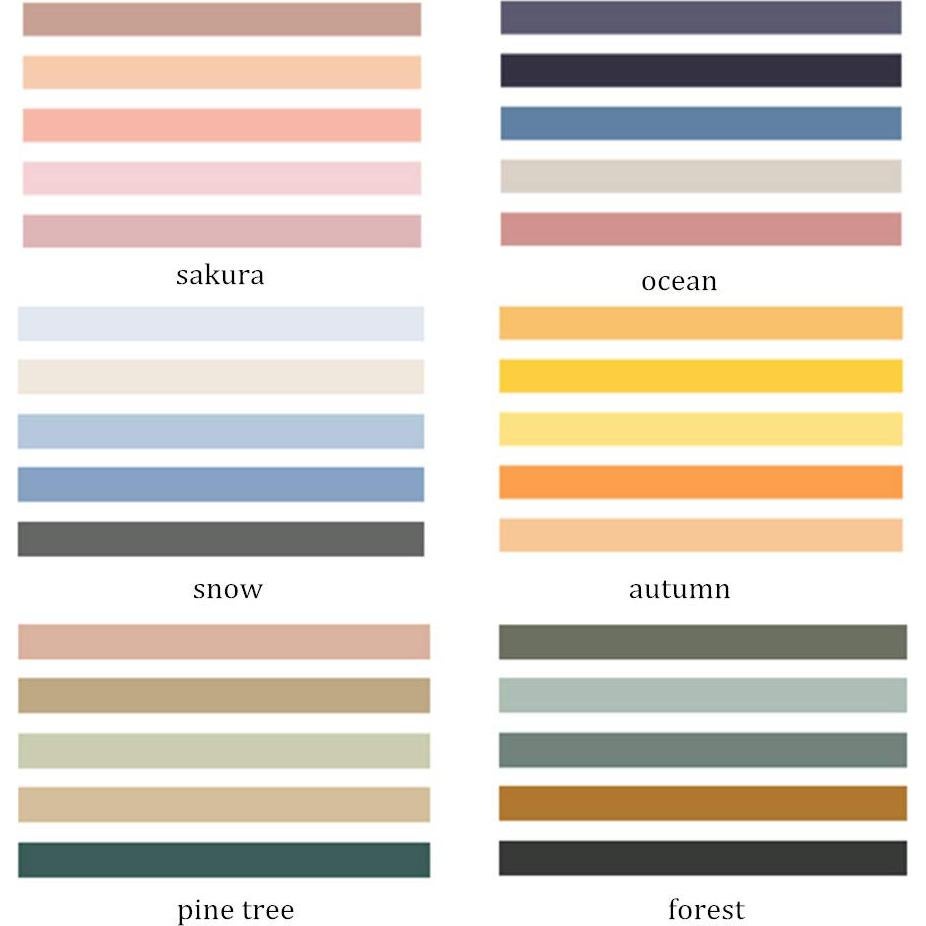 Set de 30 Rollos de Cinta Washi VIVIQUEN 9mm Colores Naturales