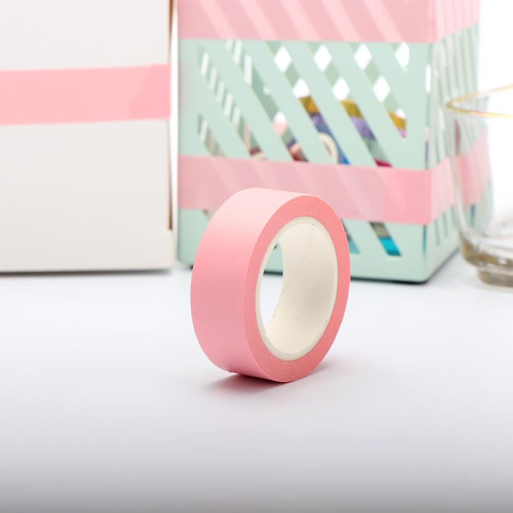 Cinta Washi Rosa NatSumeBasics 2 Pcs 10 m Autoadhesiva