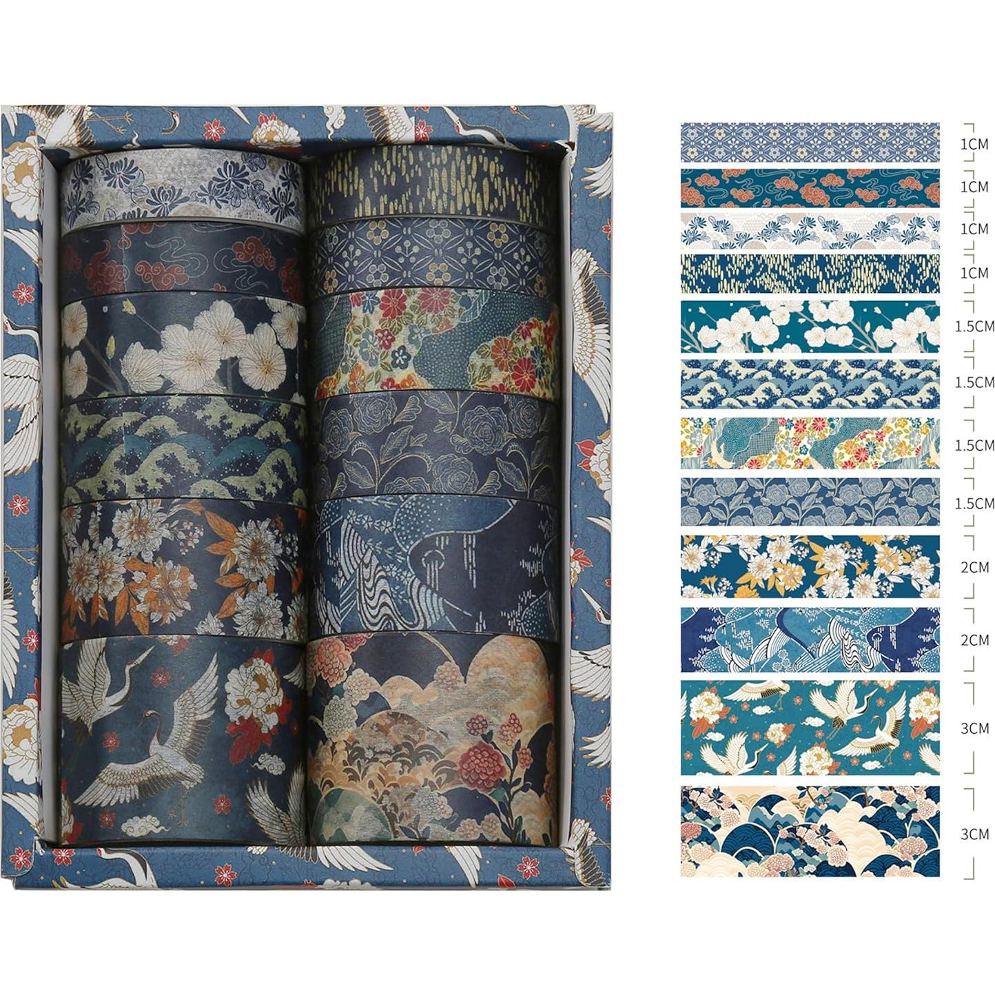 Juego de 12 Rollos de Cinta Washi Songdao 2m Decorativas