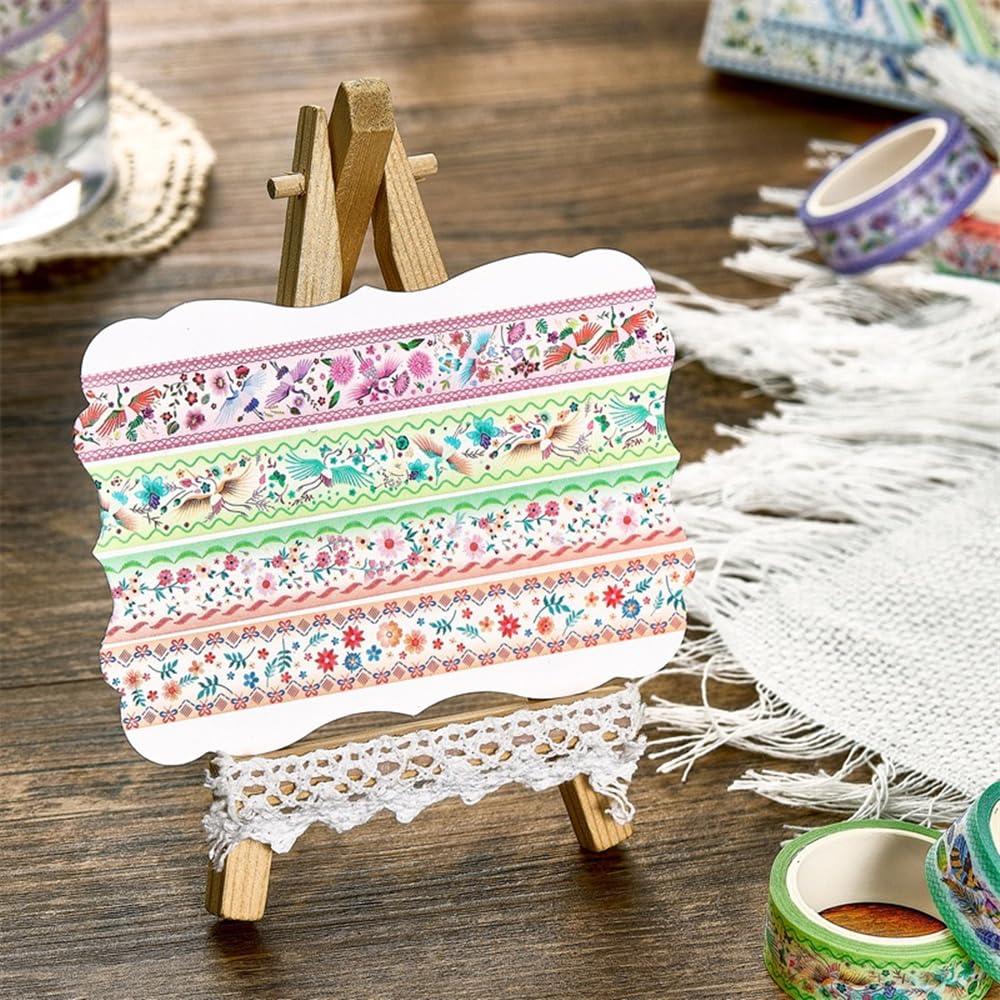 Juego de Washi Tape Zellykool 10 Rollos 15mm Vintage