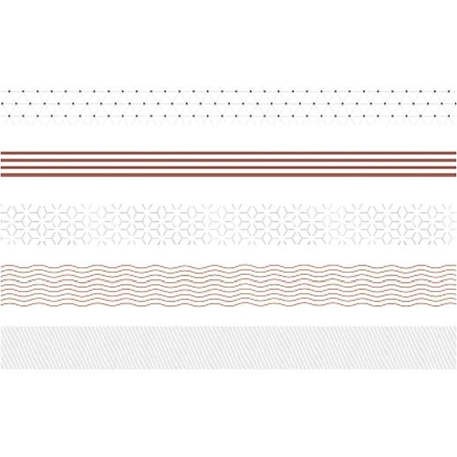 Cinta Washi YUBBAEX 5 Rollos 10mm Decorativa Creativa