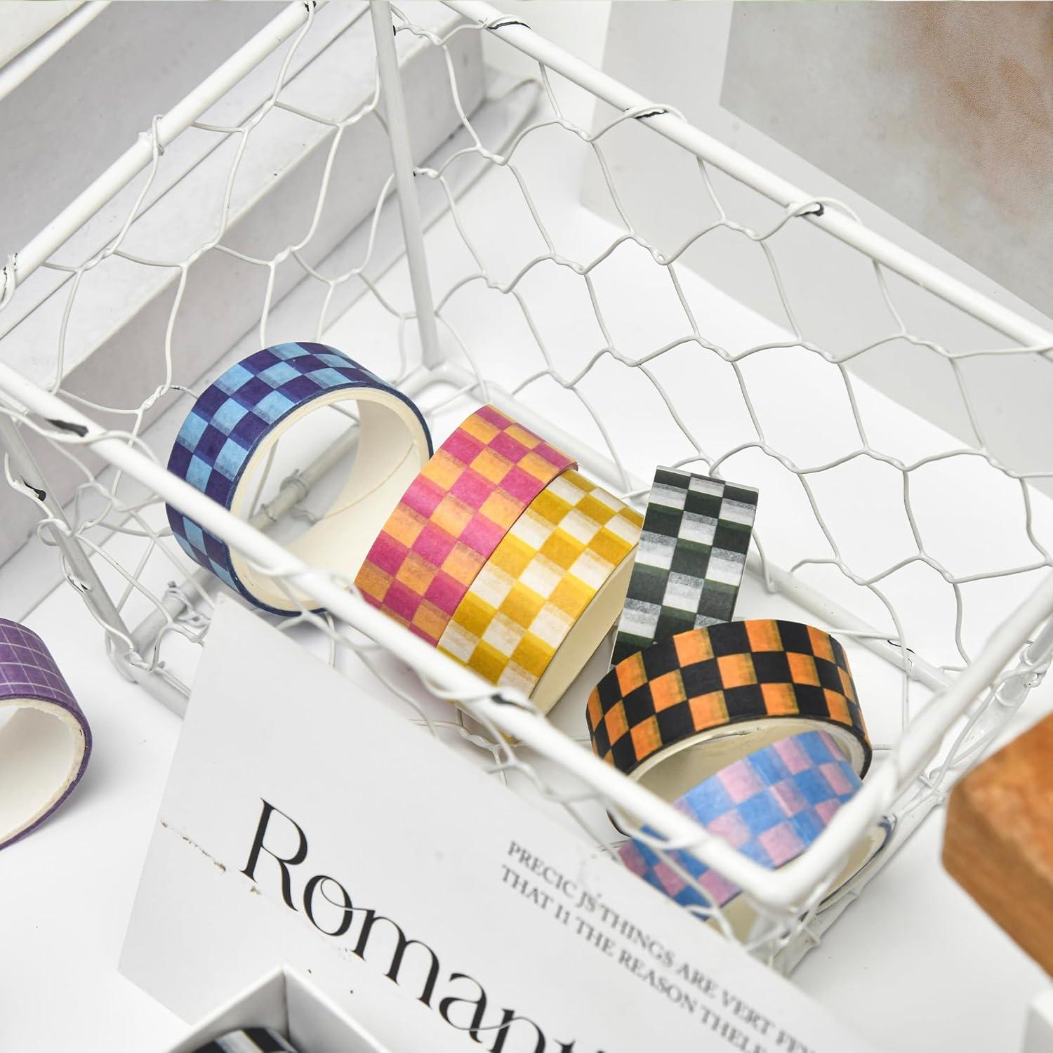 Juego de 12 Rollos de Cinta Washi Adhesiva Songdao 15mm