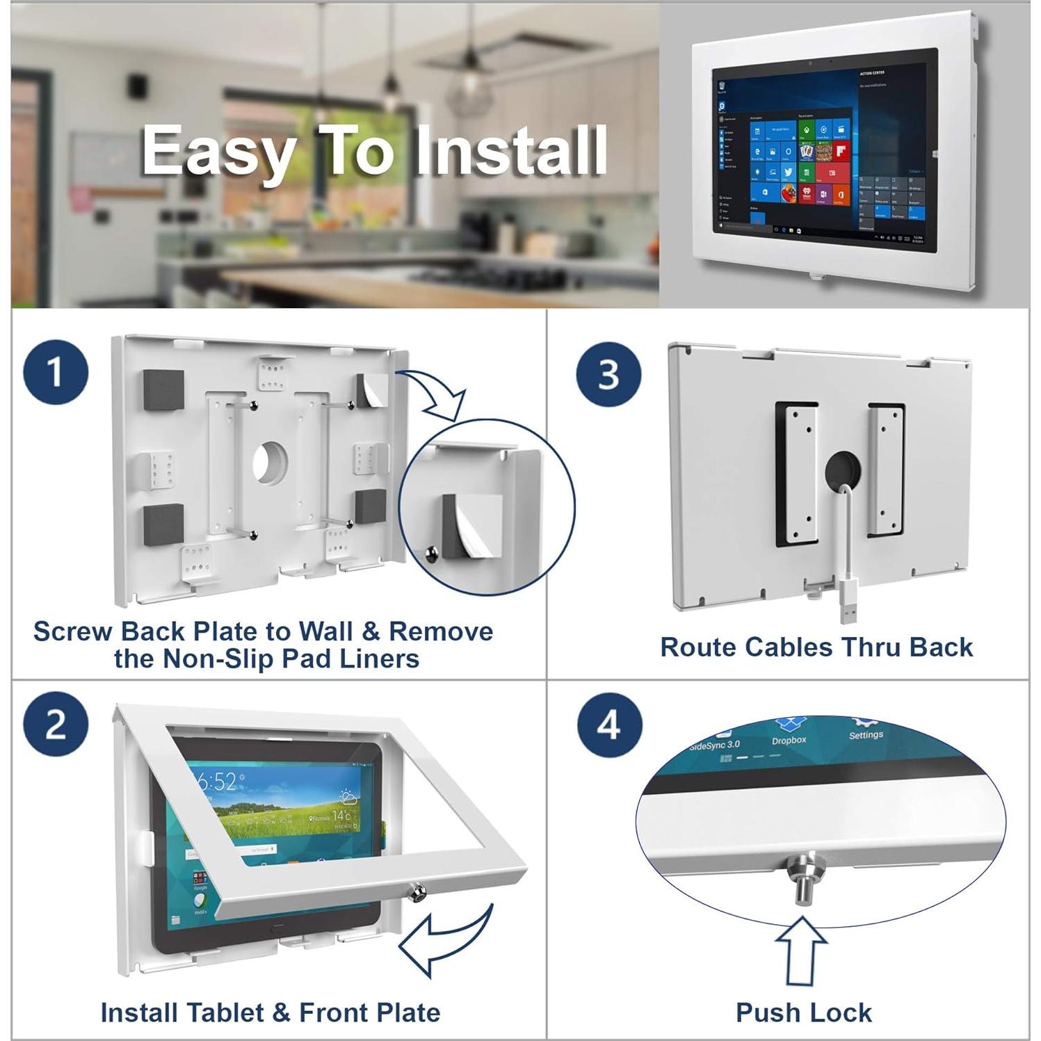 Caja de Seguridad TABcare para Tableta Surface Go, Negro