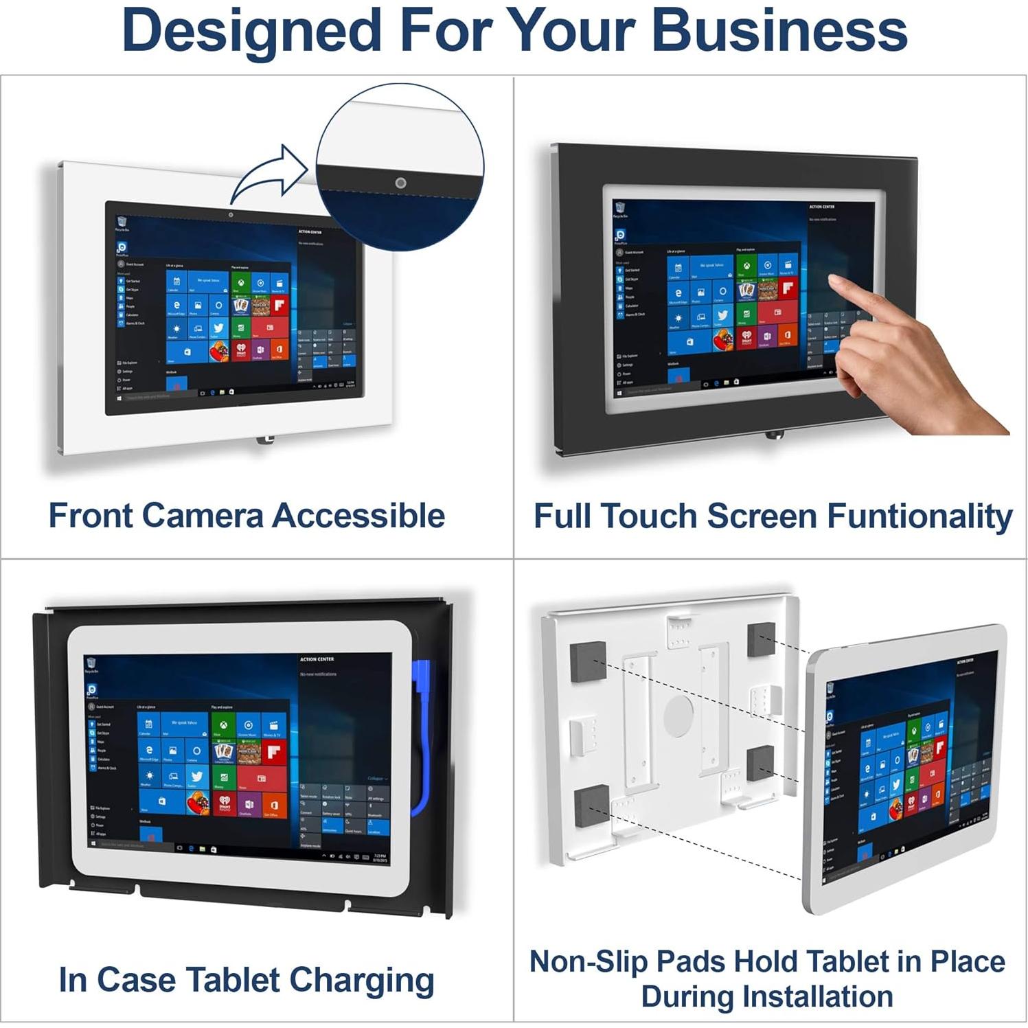 Caja de Seguridad TABcare para Tableta Surface Go, Negro