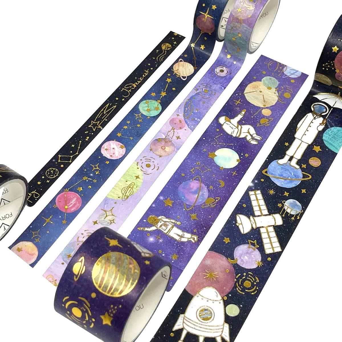 Set de Cinta Washi y Pegatinas Decorativas Allydrew 10 Rollos 10 Hojas