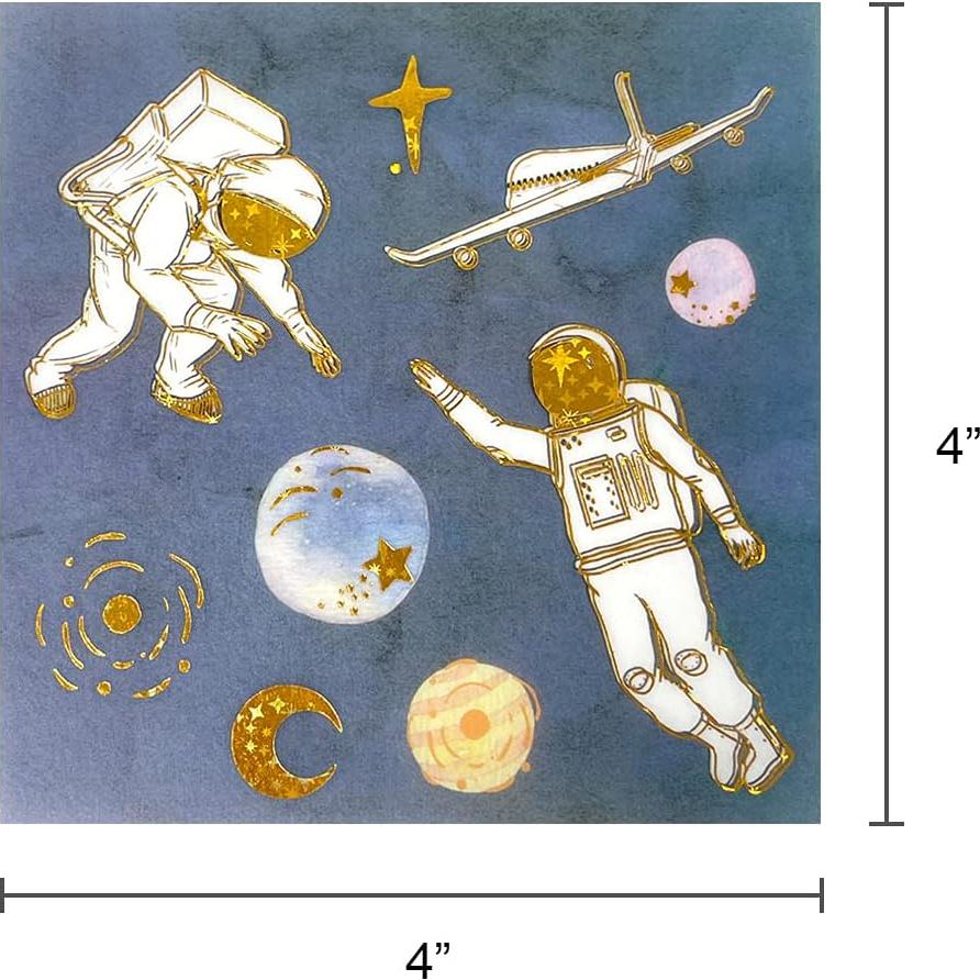 Set de Cinta Washi y Pegatinas Decorativas Allydrew 10 Rollos 10 Hojas