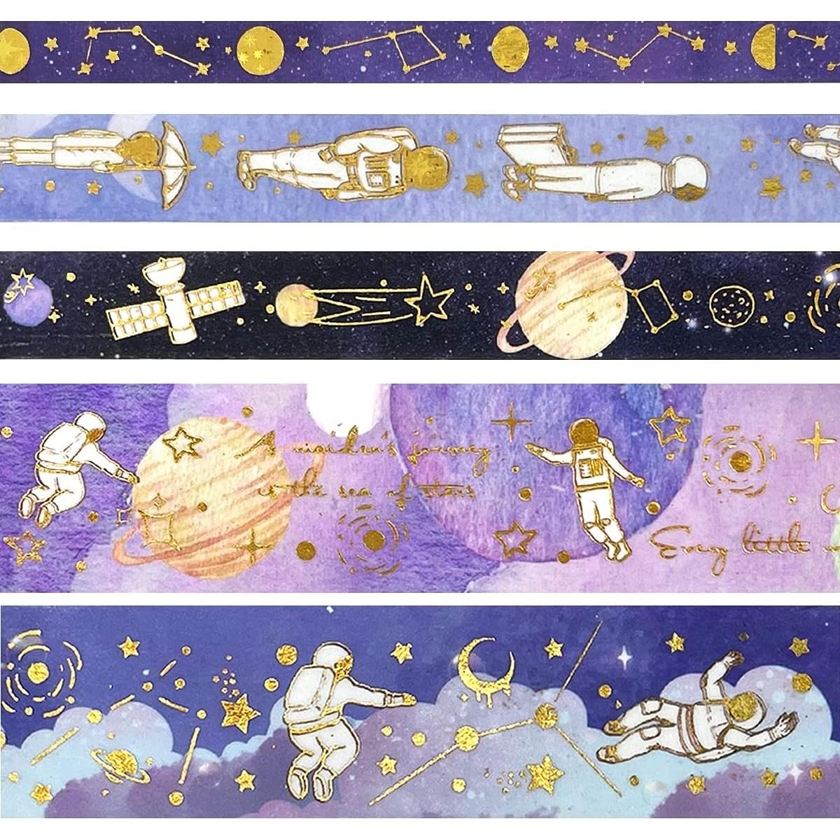 Set de Cinta Washi y Pegatinas Decorativas Allydrew 10 Rollos 10 Hojas