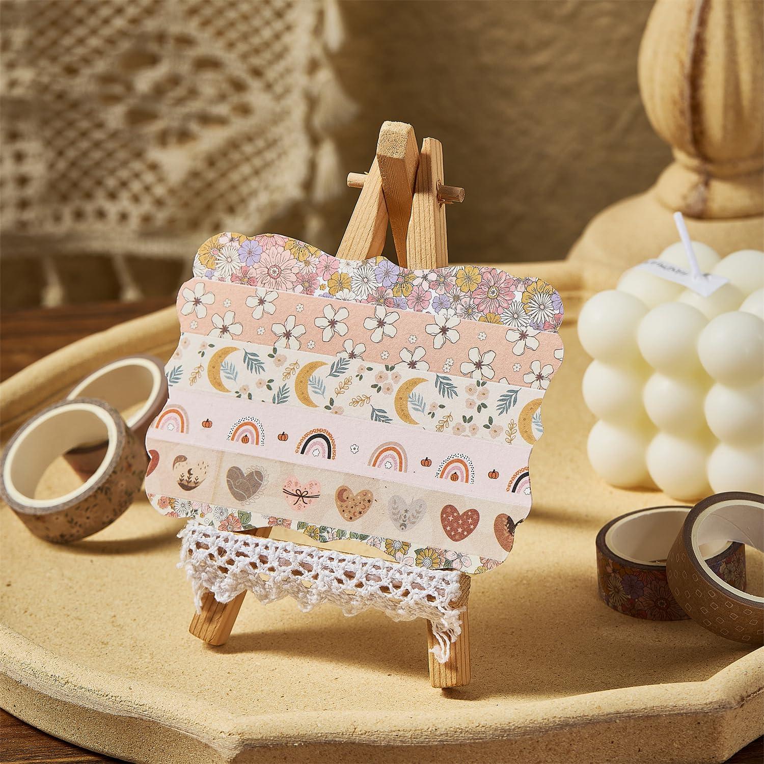 Conjunto de Cinta Washi YUBX Boho 10 Rollos Decorativa 15mm