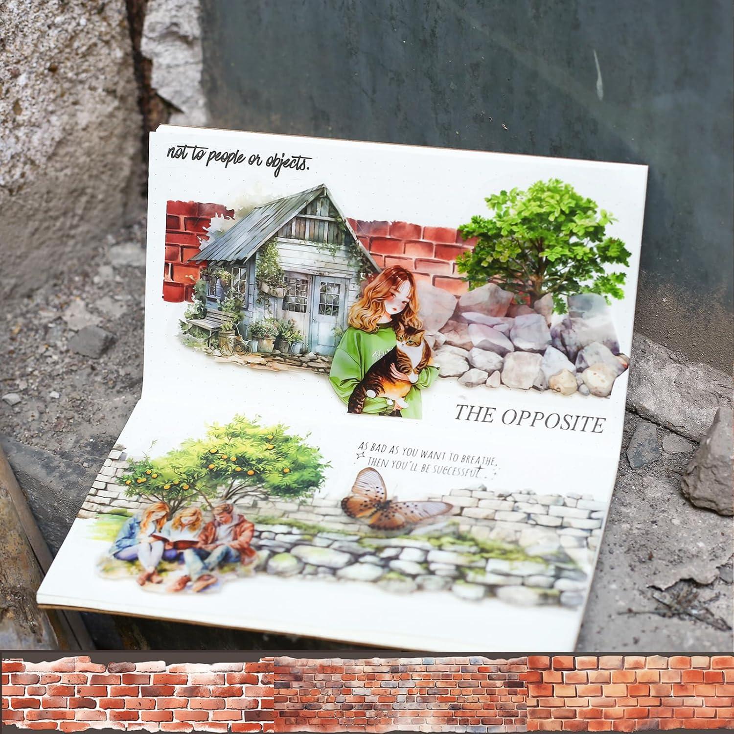 Set de 6 Rollos de Cinta Washi Floral PET 40mm x 2m - th1