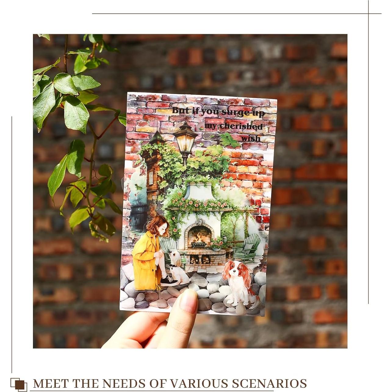 Set de 6 Rollos de Cinta Washi Floral PET 40mm x 2m - th1