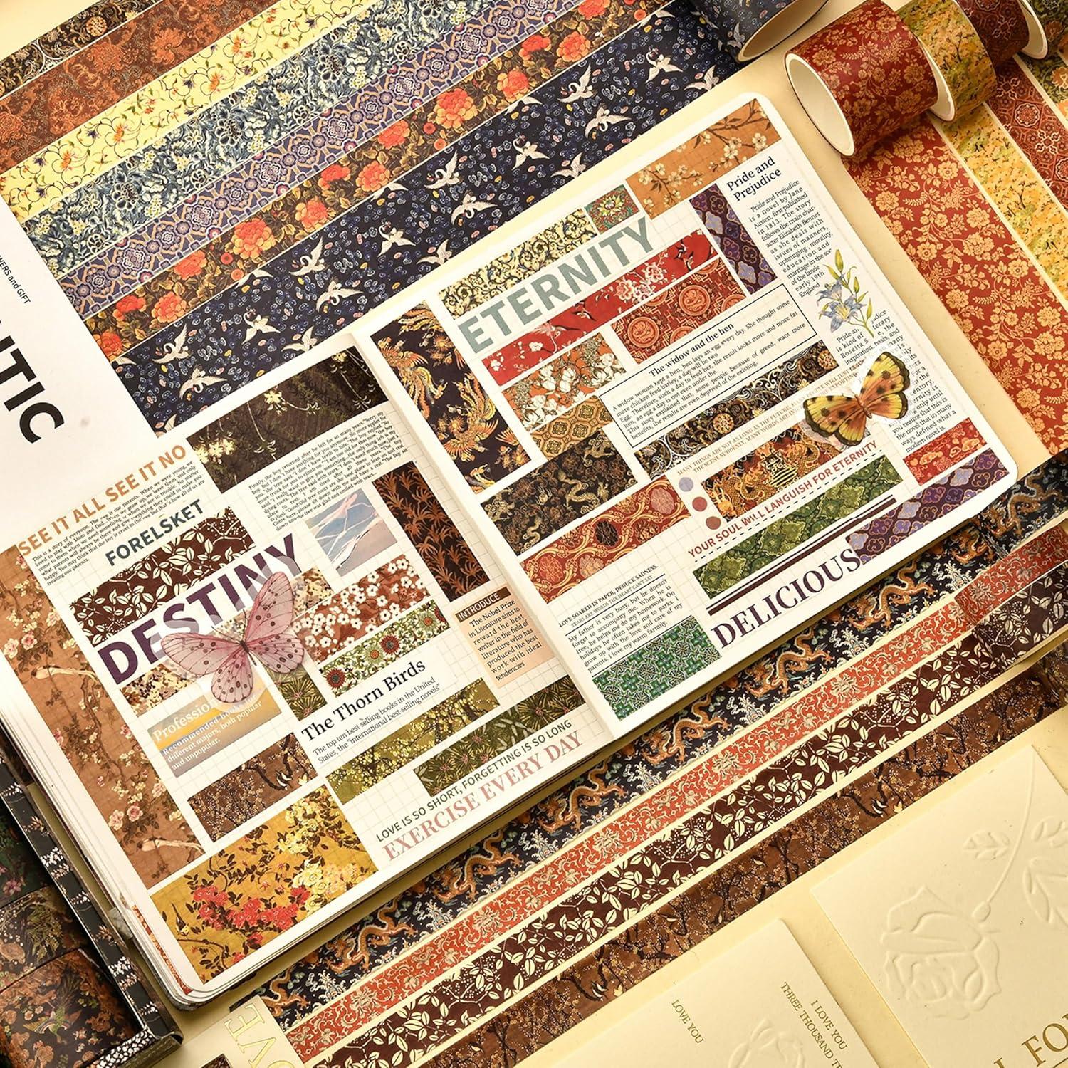 Conjunto de 12 Rollos de Cinta Washi Chinoiserie Songdao