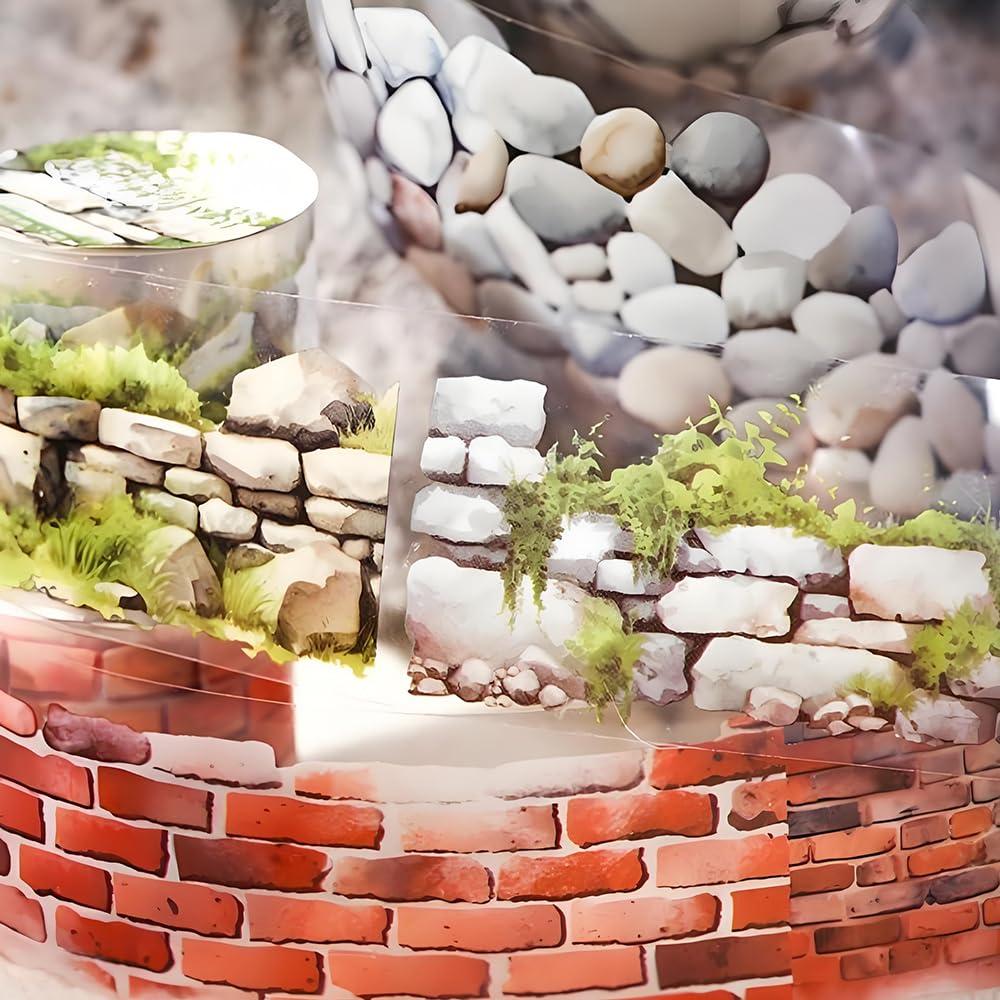 Set de 5 Rollos de Cinta Washi Vintage Ddayup 40mm x 2m