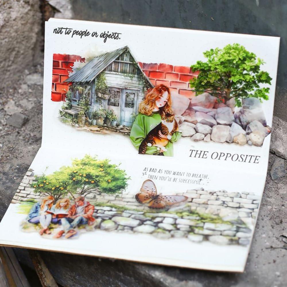 Set de 5 Rollos de Cinta Washi Vintage Ddayup 40mm x 2m