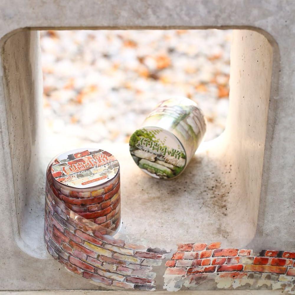 Set de 5 Rollos de Cinta Washi Vintage Ddayup 40mm x 2m