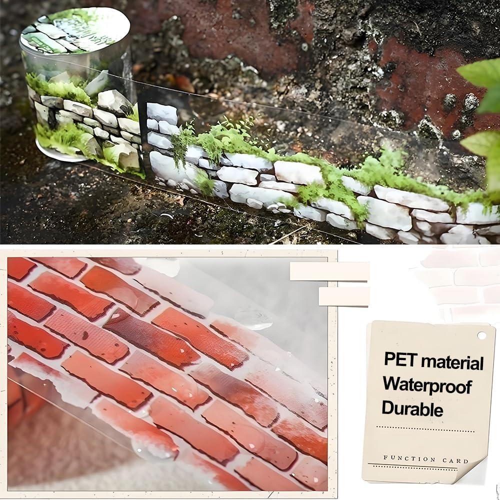 Set de 5 Rollos de Cinta Washi Vintage Ddayup 40mm x 2m