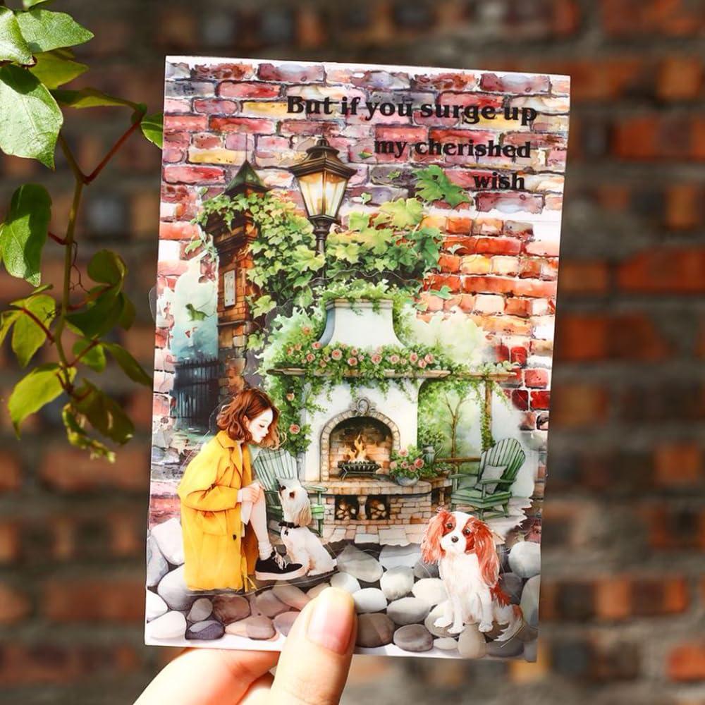 Set de 5 Rollos de Cinta Washi Vintage Ddayup 40mm x 2m