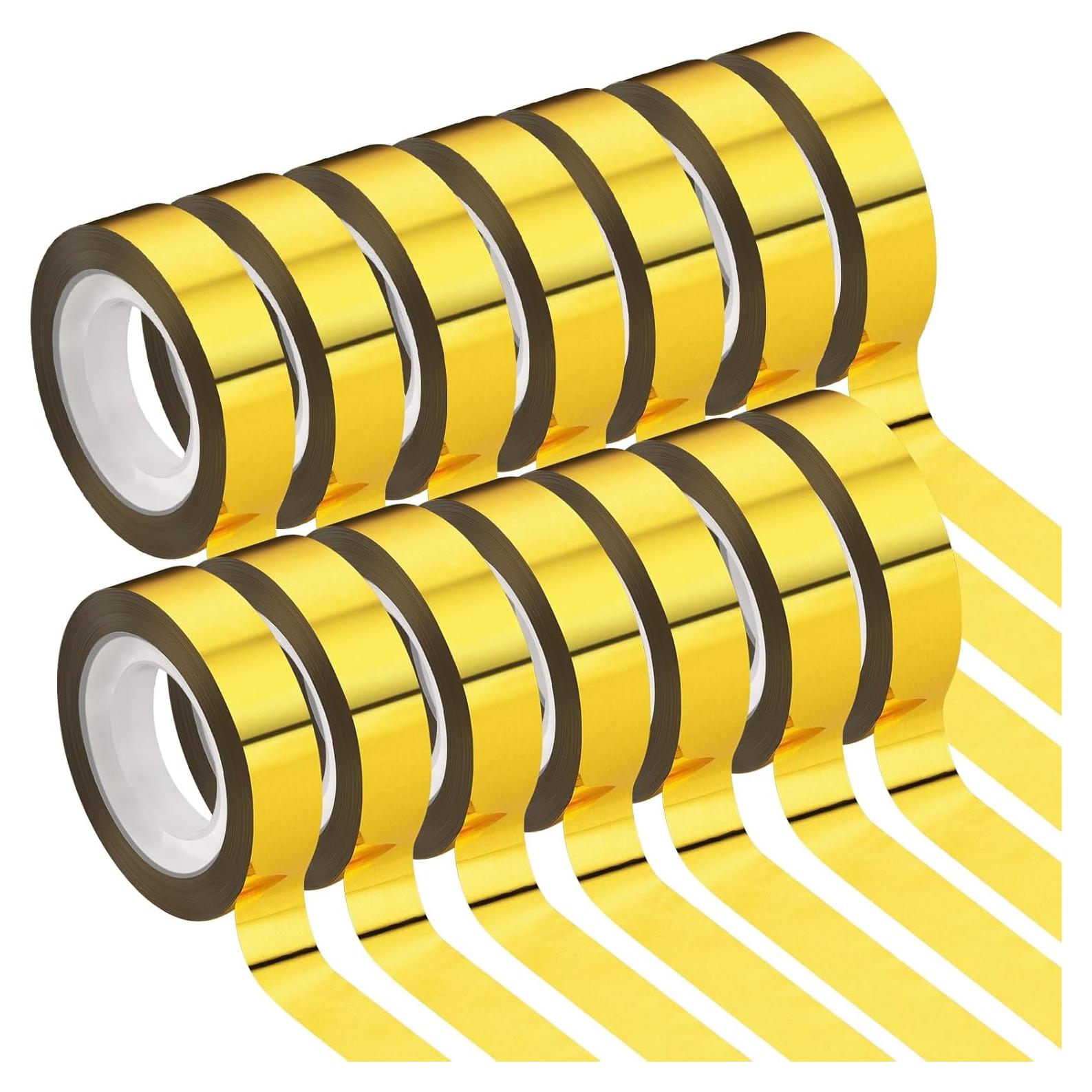 Cinta Washi Dorada HFKPJRT 14 Rollos 1.27cm x 25m