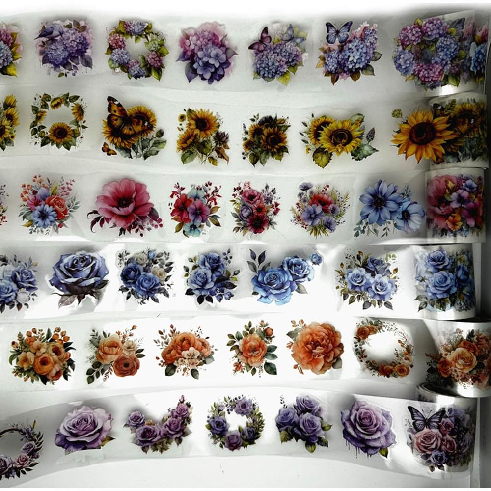 Cinta Floral Pre-Cortada Koolemon 6 Rollos 50mm x 2m