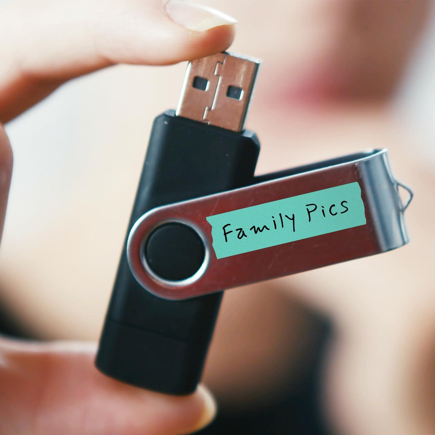 Cinta de Enmascarar Aqua ChromaLabel 1.27 cm x 13.89 m