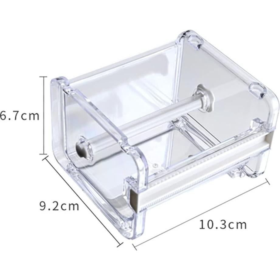 2 Soportes de Cinta Washi Dreamty con Dispensador Transparente