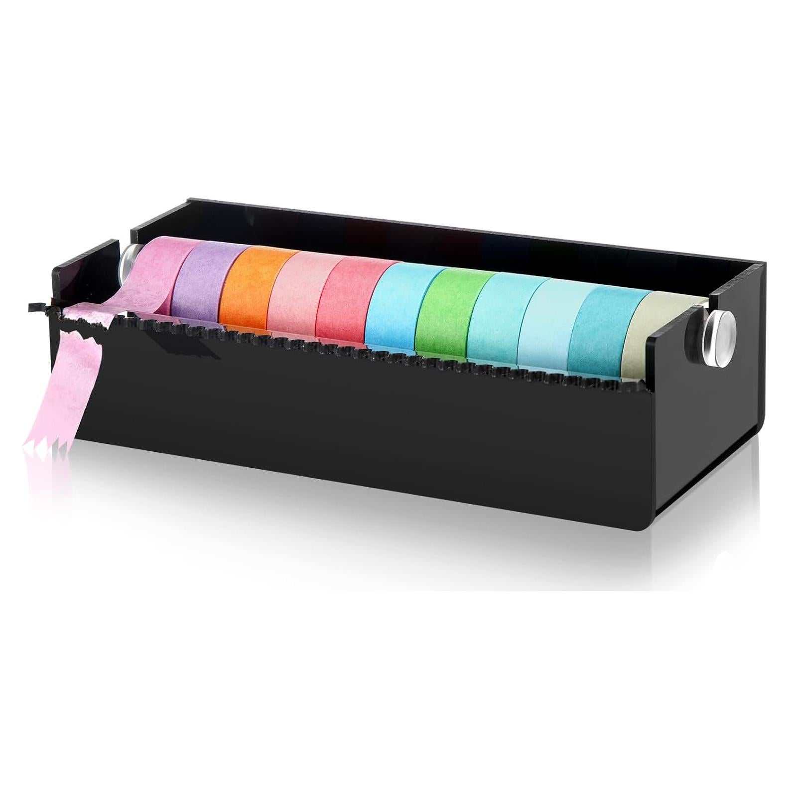 Dispensador de Cinta Washi Acrílico Faccito 18.4x8x5.4cm