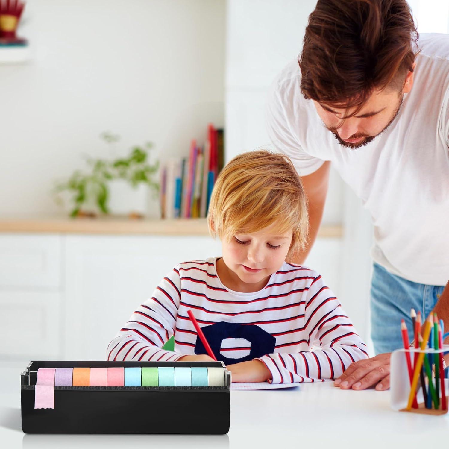 Dispensador de Cinta Washi Acrílico Faccito 18.4x8x5.4cm