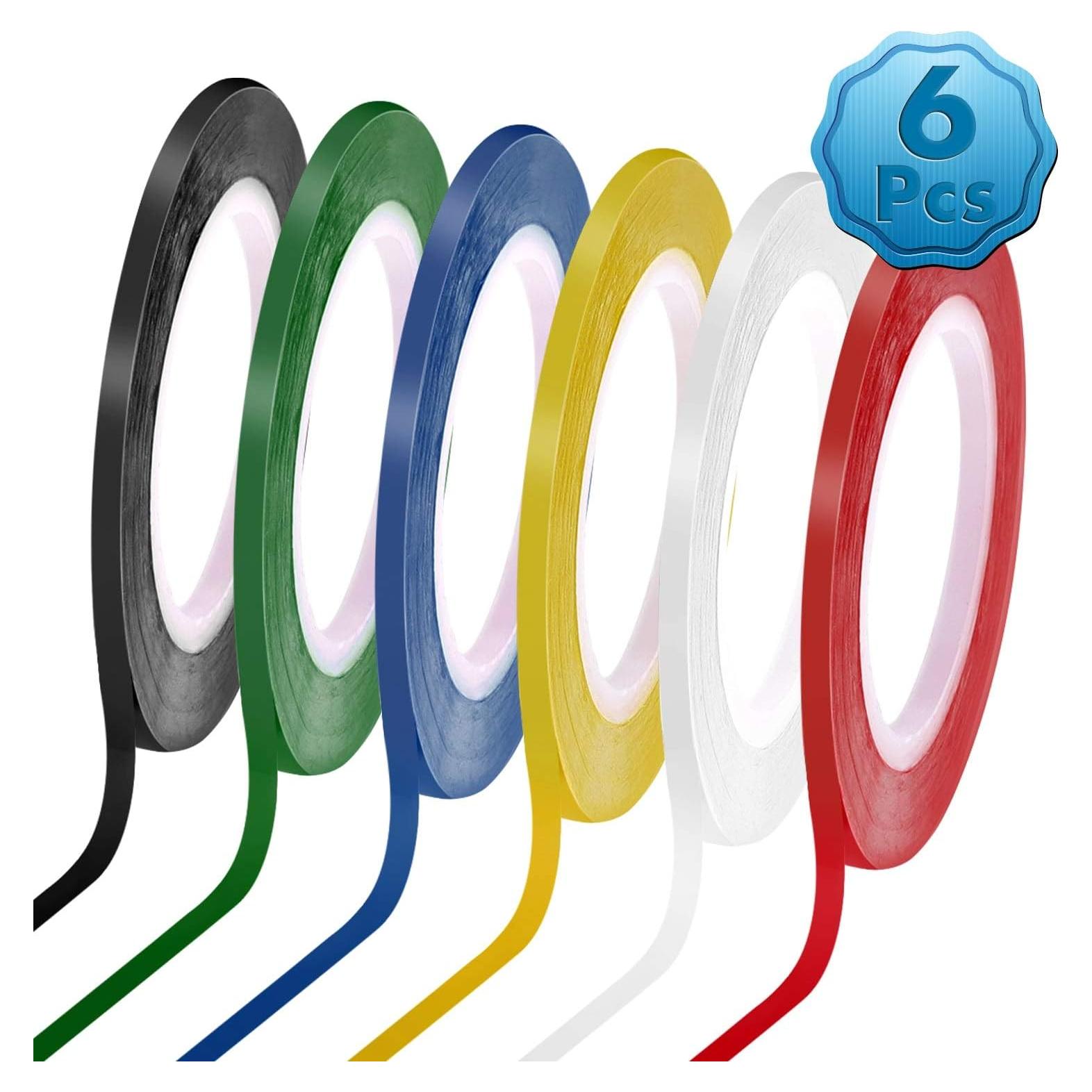 Cinta delgada para Pizarra Blanca Cridoz 6 Rollos 0.32 cm