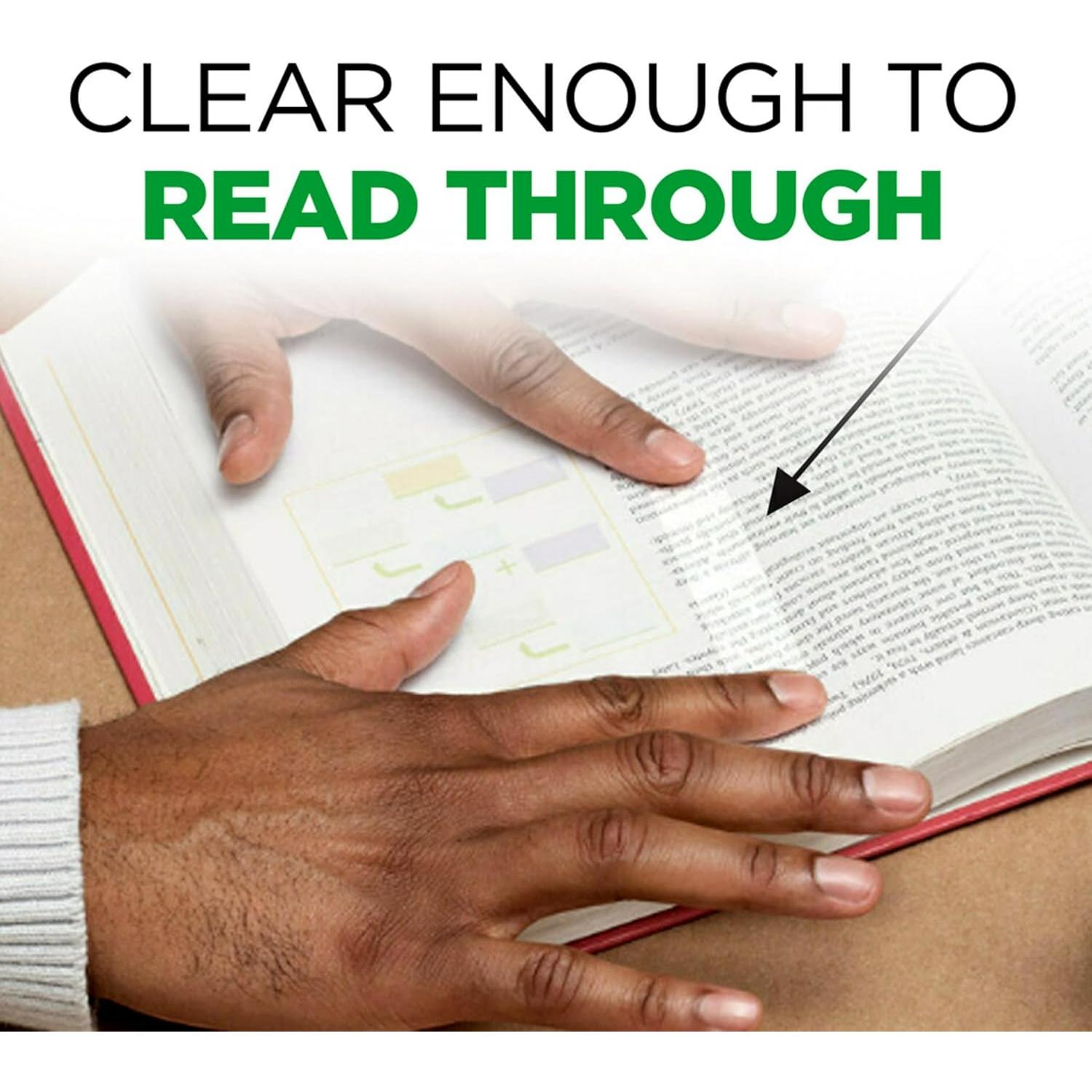 Cinta de papel Scotch translúcida 1.9 cm x 152.4 m, 2 rollos