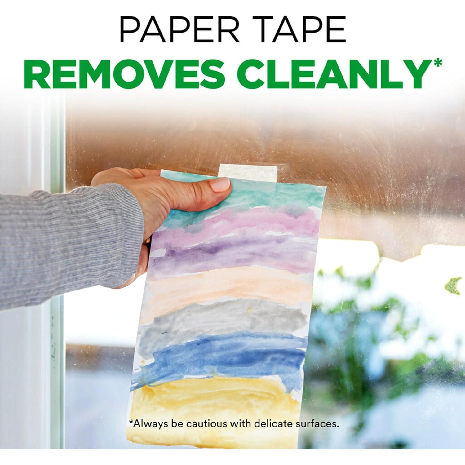 Cinta de papel Scotch translúcida 1.9 cm x 152.4 m, 2 rollos