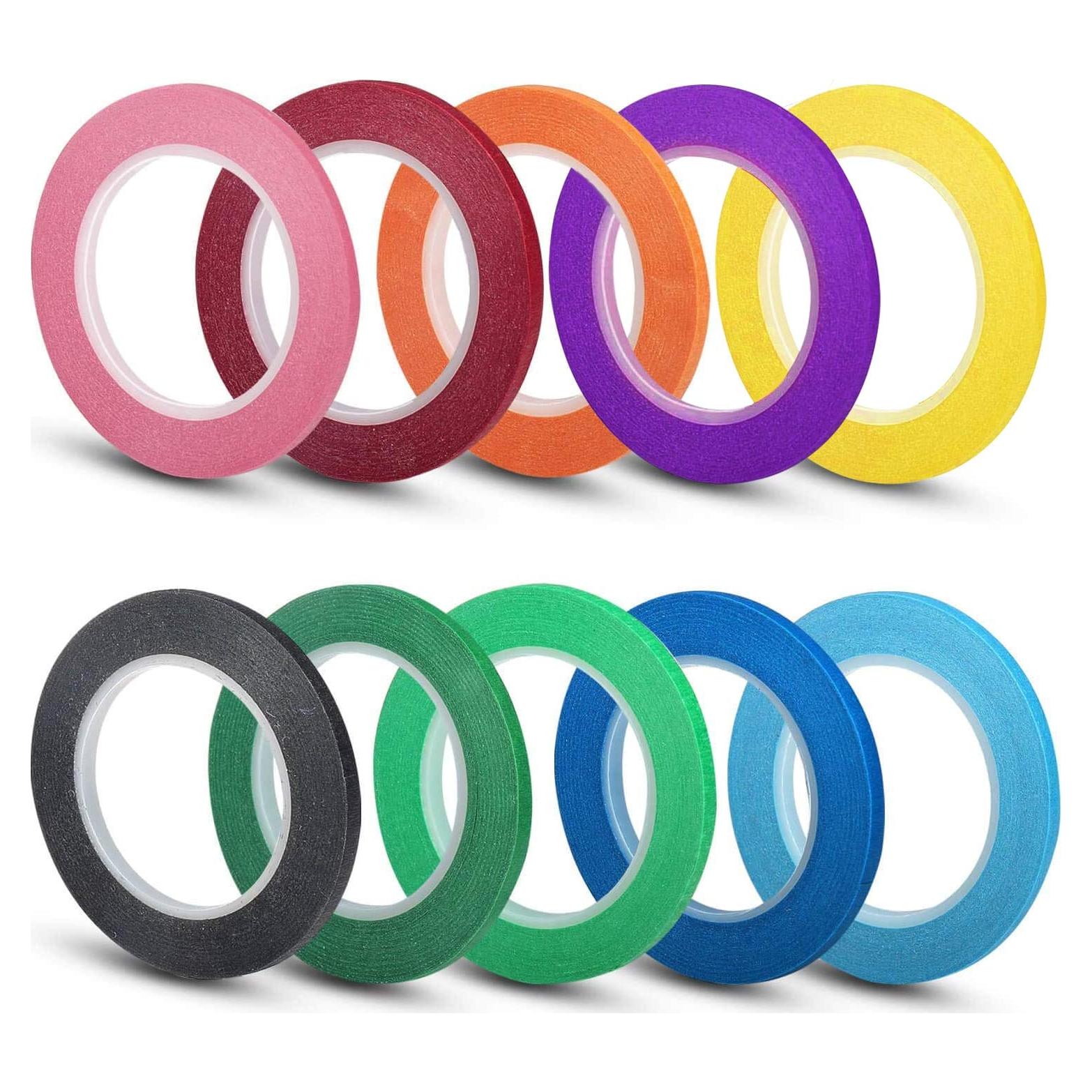 Cinta de Pinstripe Selizo 10 Rollos 3mm para Pizarra Blanca