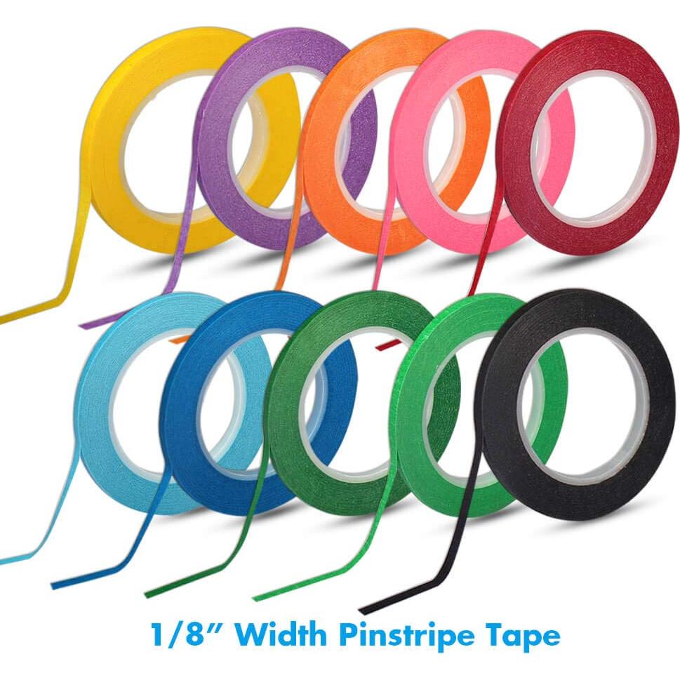 Cinta de Pinstripe Selizo 10 Rollos 3mm para Pizarra Blanca