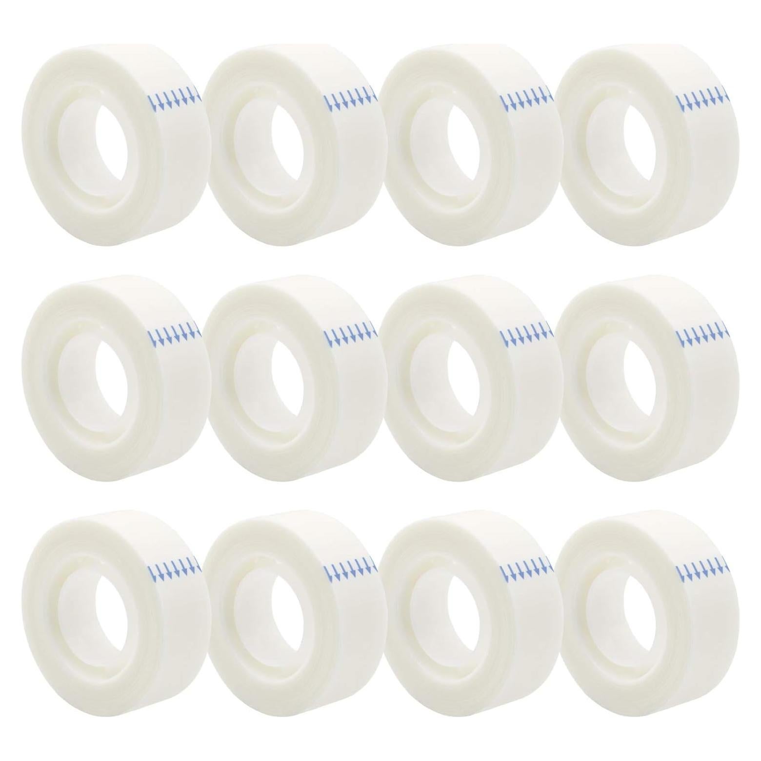 Cinta Adhesiva Mate OWLKELA 12 Rollos 1.8 cm x 254 cm