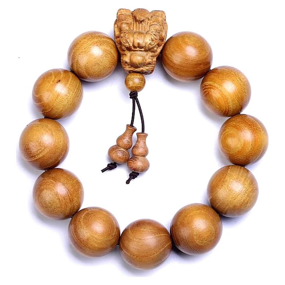 Pulsera Mala de Madera Bocote Zen Dear 12 Perlas 20mm