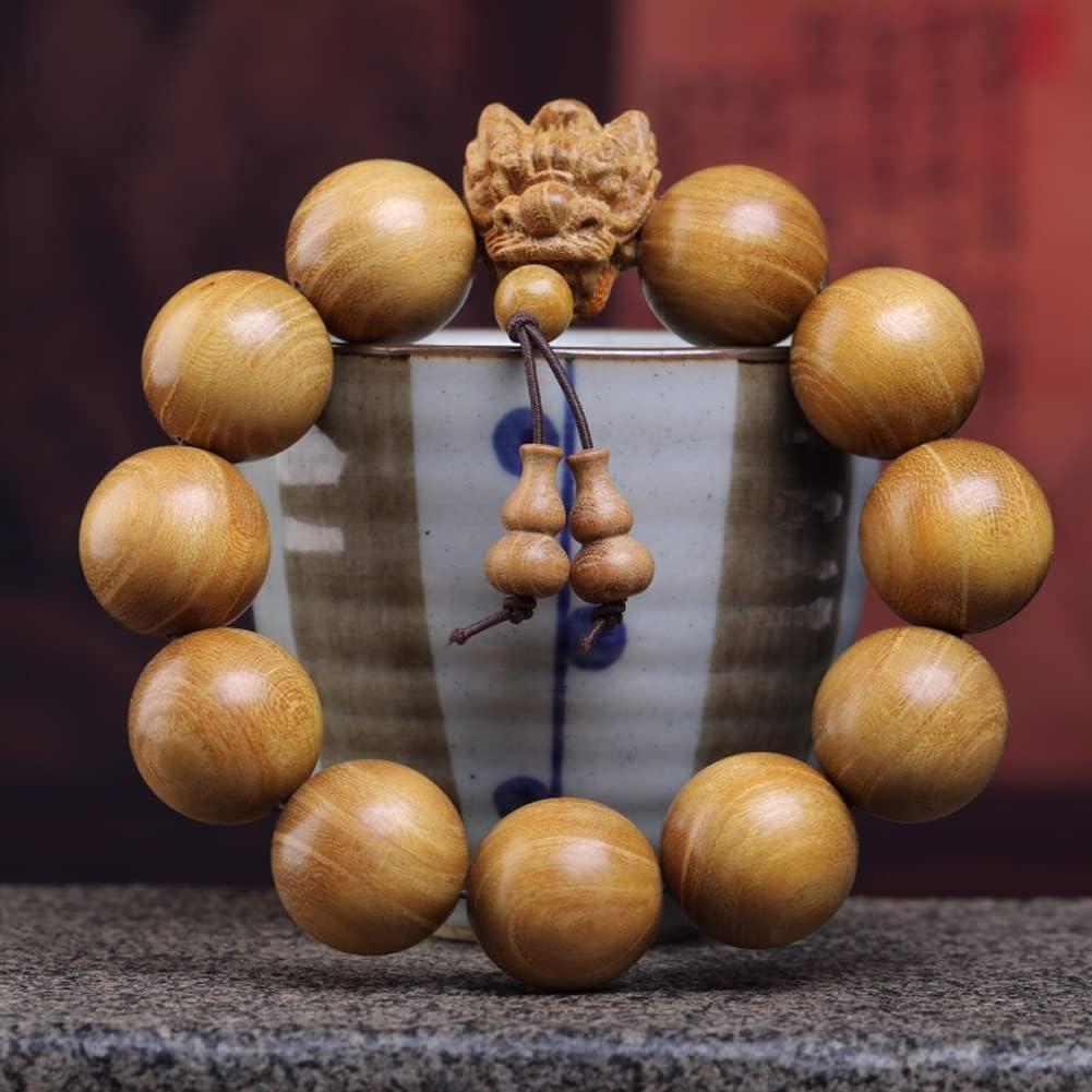 Pulsera Mala de Madera Bocote Zen Dear 12 Perlas 20mm