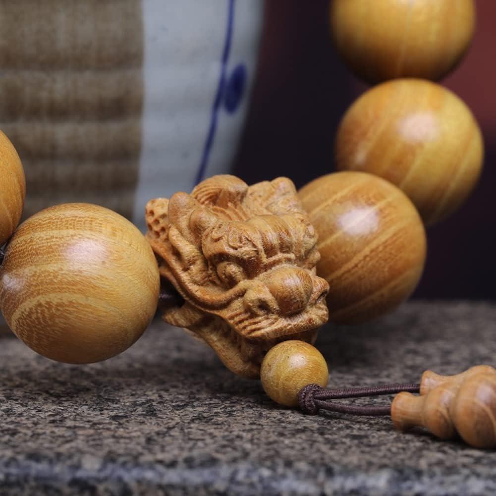 Pulsera Mala de Madera Bocote Zen Dear 12 Perlas 20mm