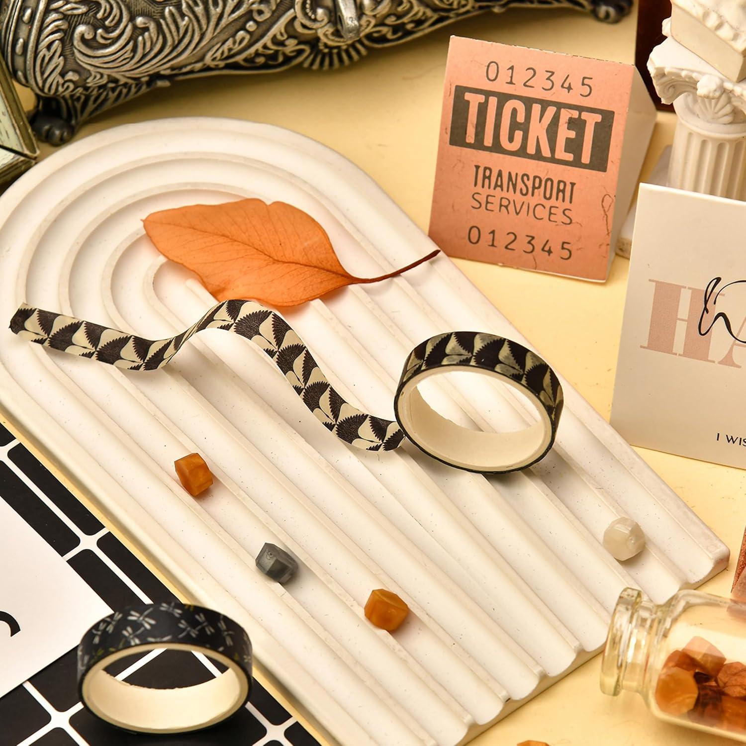 Juego de 10 Rollos de Cinta Washi Decorativa Songdao 2m x 10mm