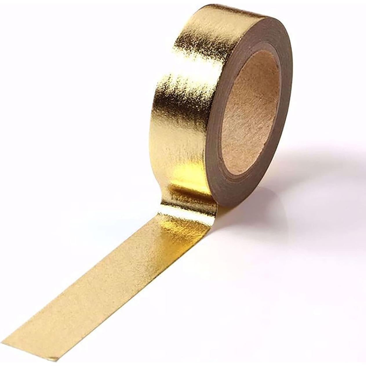 Cinta Washi Decorativa CIAJIE 15mm x 10m Oro